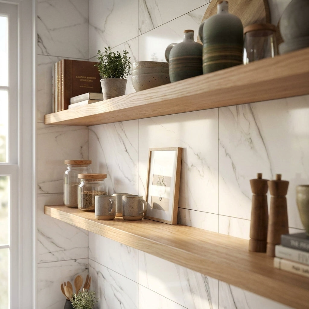 Clarence Matt Finish Ceramic Wall Tile, 300 x 600mm, 8.3mm Thickness - detail view