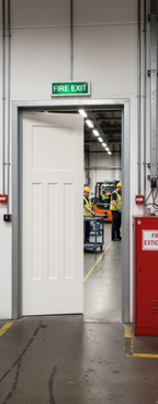 Nostalgia White DX 30 Style Fire Door