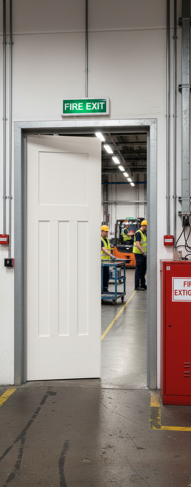 Nostalgia White DX 30 Style Fire Door