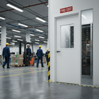 Premium Flush White Primed Fire Door FD30 - Solid Core with Custom Sizes Available