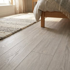 10mm Water-Resistant Grey Laminate Flooring with Finish, 1305 x 205mm - detail view