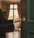 Premium Covered Escutcheon for Interior or Exterior Doors - High-Performance Single Unit