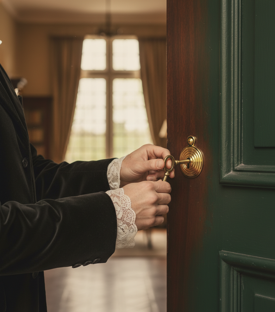 Premium Covered Escutcheon for Interior or Exterior Doors - High-Performance Single Unit