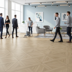 Premium 6.5mm Embossed Rigid Core Vinyl Flooring with UV Coating and Noise Reduction Underlay - Image 2