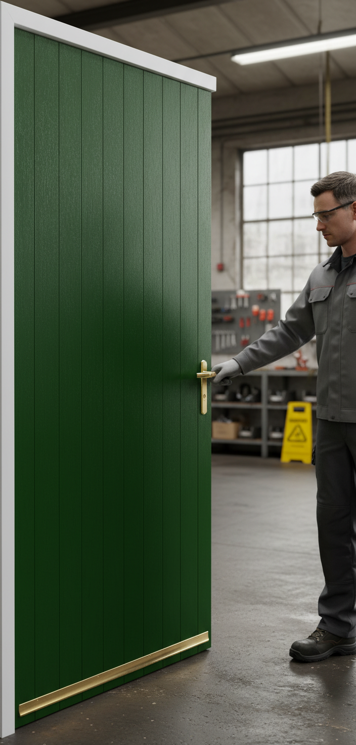 Premium Tongue and Groove External Fire Door Set with 30-Minute Fire Resistance and Versatile Design Options