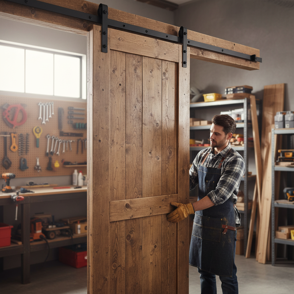 Premium Matt Black Face Mounted Sliding Barn Door Track - Suitable for Doors up to 100kg and 1000mm Wide with Lifetime Guarantee