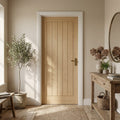 Cottage Oak Internal Laminate Door, Fully Finished, Semi-Solid Core