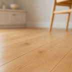 Oak Engineered Wood Flooring, 14mm Thick, Brushed UV Lacquer Finish, 4V Bevel Edge - detail view