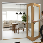 Premium 6ft Internal Oak Bifold Folding Doors with FSC Certification and Easy Assembly Features