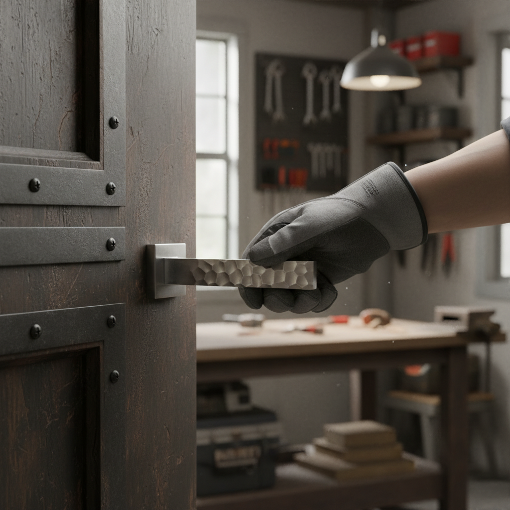 Premium Chunky Flat Bar Lever on Square Rose with Intricate Sculpted Design and 10-Year Guarantee for Domestic and Commercial Use