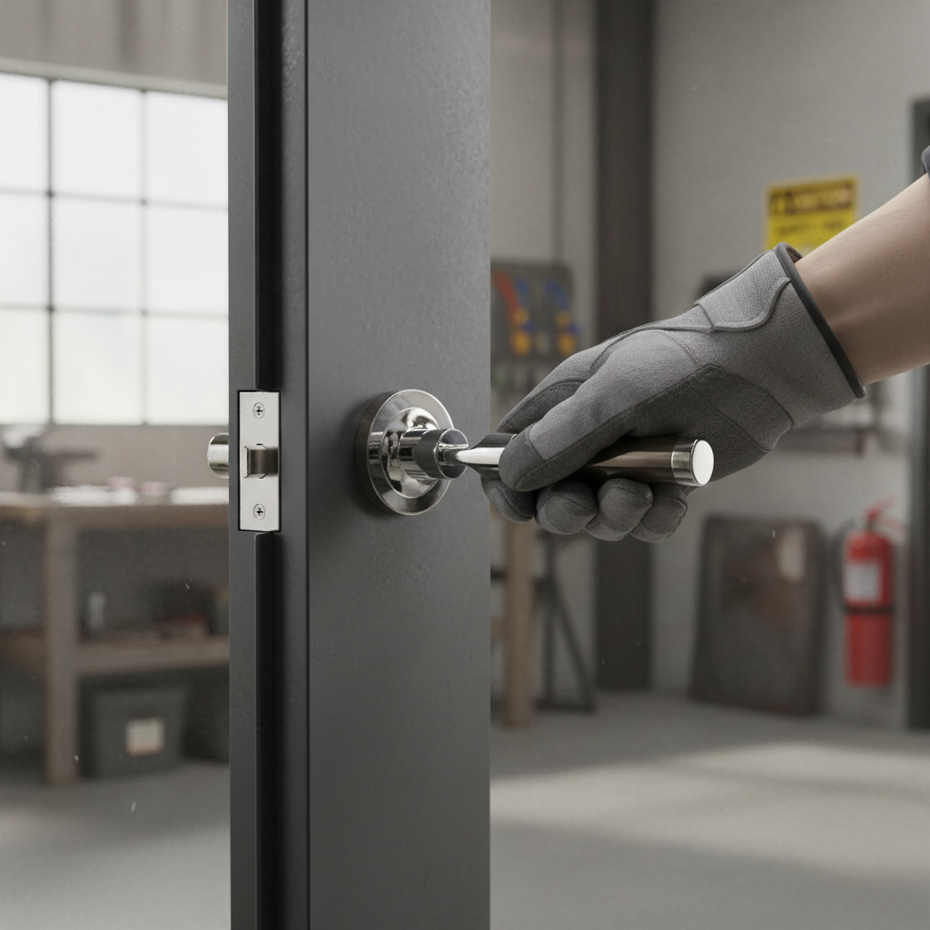Premium Dakota Round Lever Door Handle with Two-Tone Finish for Modern Interiors