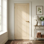 Blonde Oak Internal Door Fully Finished Stockholm