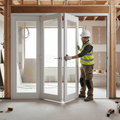 Premium 8ft Internal White Folding Bifold Doors with Engineered Core for Modern Living Spaces