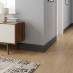 Round Pencil Laminate Skirting Board in Dark Grey - 2400mm x 15mm x 95mm