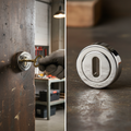 Premium Lock Escutcheon with Concealed Fix Screw, 25-Year Guarantee, Suitable for Fire Rated Doors