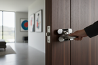 Premium Concealed Hinge Pack of 2 - Satin Chrome Finish for Doors with Stylish Design and Durable Construction