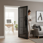 Premium 3L Internal Door with Tinted Glass and Solid Engineered Core for Durability
