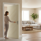 Premium Fully Finished Endure Laminate Stockholm Door in Blonde Oak - Scandinavian Design with Durability and Lifetime Guarantee
