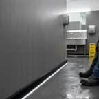 Premium Waterproof Wall Panelling End Cap with Matt Black Finish for High-Traffic Environments - Image 2