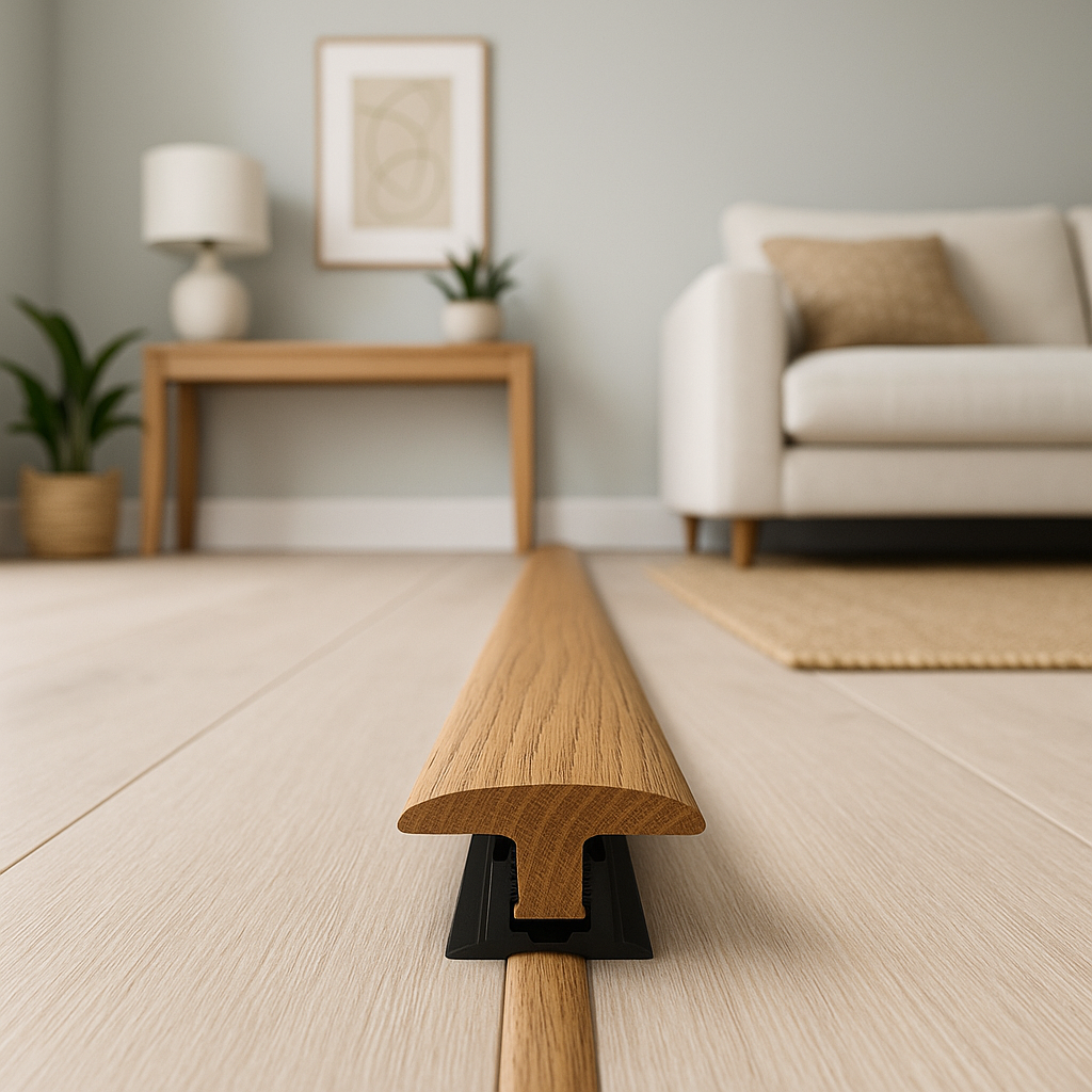 Connecting Profile Door Bar in Natural Oiled Finish - 990mm