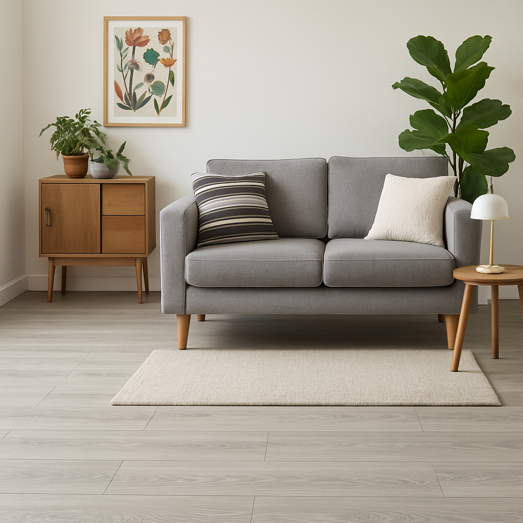 Grey Oak 10mm Aqua Water Resistant Laminate Flooring - Wood Essence