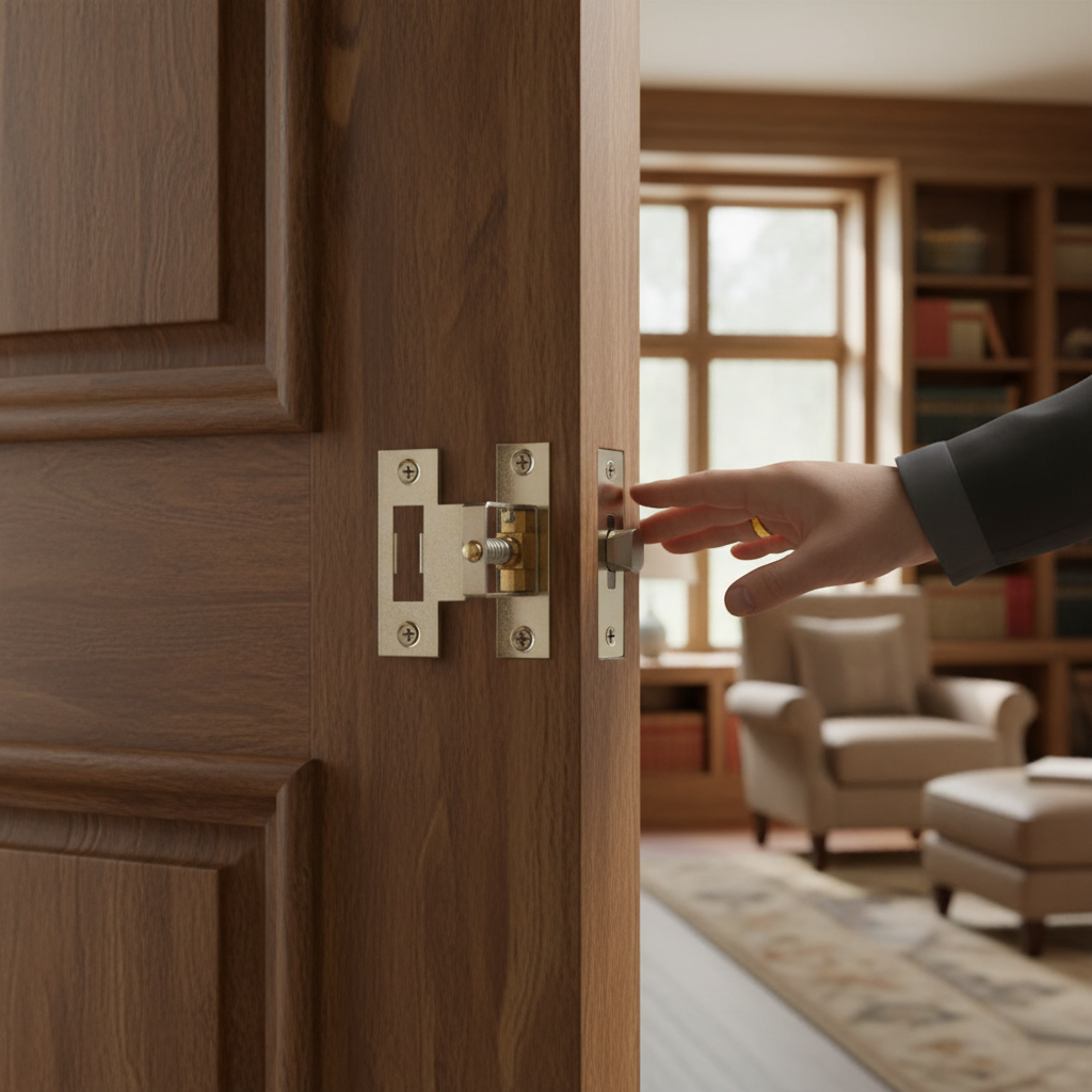 Premium Heavy Duty Adjustable Roller Catch for Timber and Metal Doors with Enhanced Safety Features