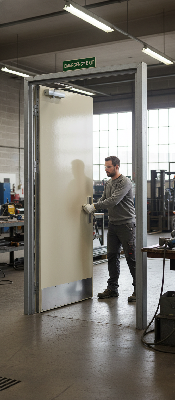 Premium High Gloss Fire Door - Bespoke Designer Door for Any Home with Custom Sizes and Finishes