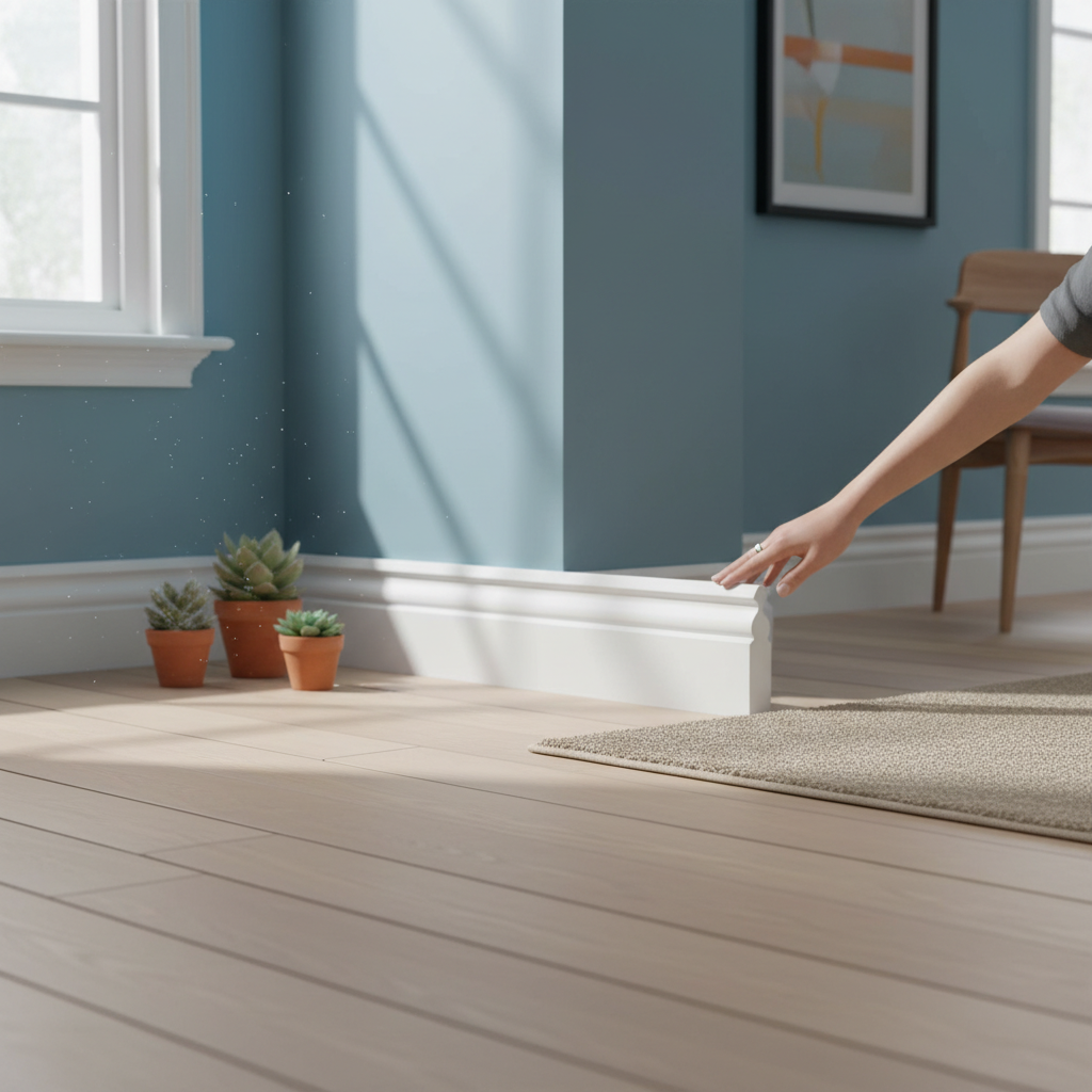 Premium White MDF Skirting Board Pack - Pre-Primed, Solid, 3.6M Length, 14m2 Coverage, Durable & Easy to Install