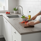 Premium Square Edge Laminate Worktop 3000mm x 600mm x 38mm - Durable Pine Effect for Modern Kitchens - Image 2