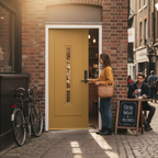 Premium Custom Made Solid Merbau Hardwood External Door with 44mm Thickness, RAL Color Options, and 10-Year Warranty