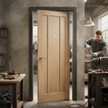 Premium Internal Oak Custom Made Door with Engineered Construction and A-Grade Veneer for Strength and Stability