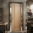 Premium Internal Oak Custom Made Door with Engineered Construction and A-Grade Veneer for Strength and Stability