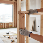 Premium Single Door Lining in Redwood Timber - 2.1m Height, 1.1m Width, Unfinished for Custom Finishing