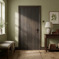 Black Internal Cottage Laminate Door, Fully Finished, Solid Core