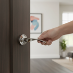 Premium Colorado Round Lever Door Handle with Twisted Curved Design in Polished Chrome Finish for Modern Interiors - Image 2