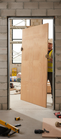 Premium FD30 Fire Door Blank - Lightweight, Unfinished, 30 Minute Fire Rated for Internal and External Use