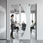 Premium Fire Rated Pocket Door System with Galvanised Steel Frame and Adjustable Jambs for Seamless Installation