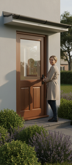 Premium 2XG Panel Unglazed Hardwood External Door for Custom Glazing Options - High-Quality Professional Grade for Industrial and Commercial Applic...