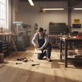 Premium 5mm Embossed Purecoat Rigid Core Vinyl Flooring in Oak Finish for Luxurious Interiors