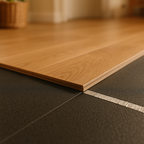 5mm Laminate & Real Wood Underlay Sheet in TimberTech Finish - detail view