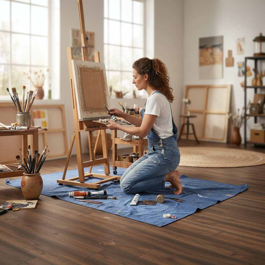 Premium 8mm Laminate Flooring with V-Grooved Edges for a Real Wood Appearance - Water-Resistant and Durable for Humid Areas