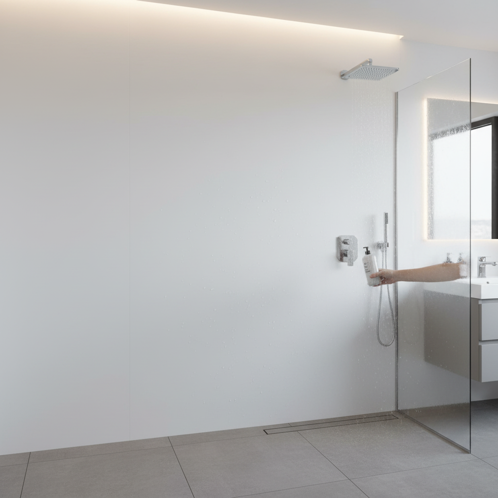Premium Gloss White Waterproof Wall Panelling 2420mm x 600mm for High-Moisture Environments - Image 2
