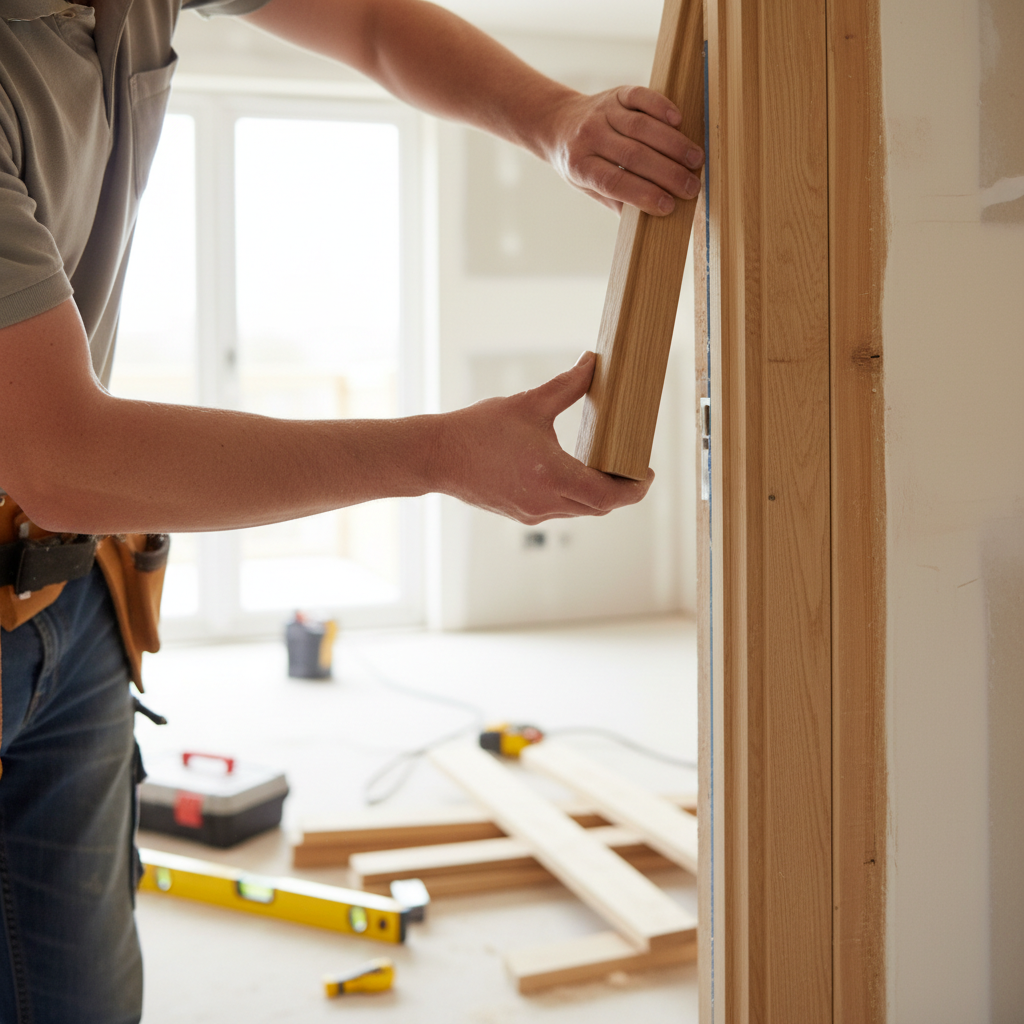 Premium Solid Oak Queens Architrave - Unfinished, Available in Multiple Sizes and Profiles for Door Enhancement