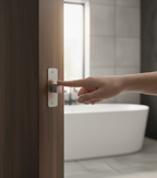 Premium Interior Bathroom Lock 2.5" (64mm) with Easi-T Reverse Function, Fire Door Rated and Durable Construction