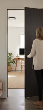 Premium Custom Made Dark Grey Flush Internal Door with Solid Core and FSC Certification