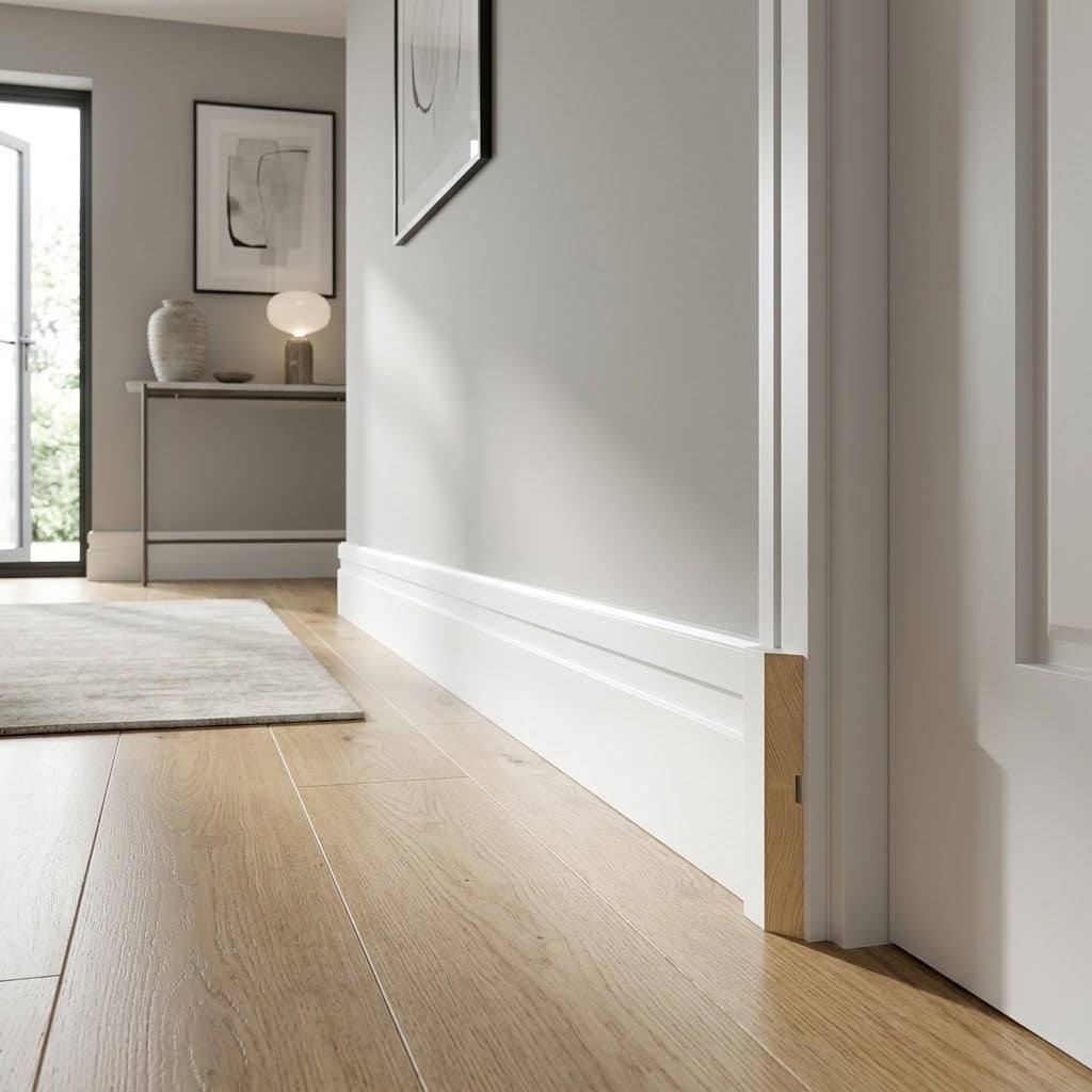 Skirting Board White Painted 2.4m 14mm x 70mm