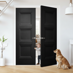 Premium Internal Black Primed Pair Door with Sleek Design and 35mm Thickness for Modern and Traditional Interiors - Image 2