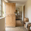 Internal Oak Solid Unfinished Rustic Grange Ledged Stable Door
