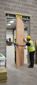 Premium FD30 Fire Door Blank - Lightweight, Unfinished, 30 Minute Fire Rated for Internal and External Use