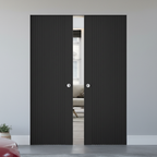 Premium Flush Pocket Door System with No Bottom Track and Disappearing Design for Modern Spaces